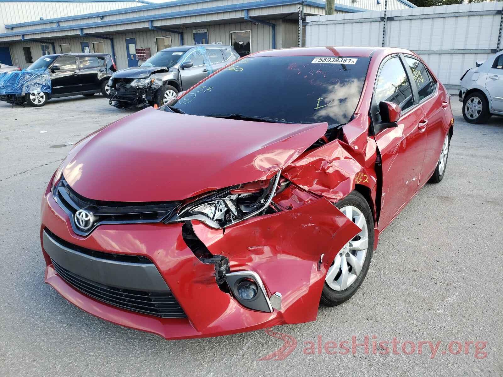 2T1BURHE8GC565596 2016 TOYOTA COROLLA