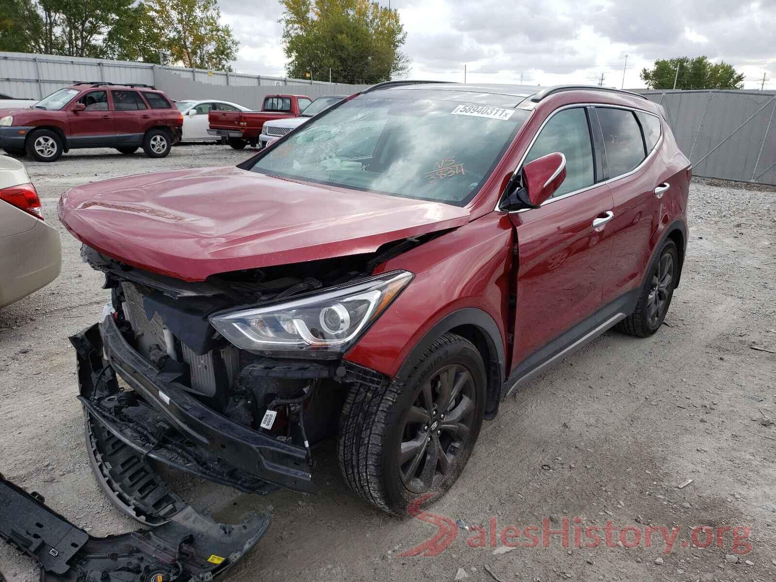 5XYZWDLA8JG513834 2018 HYUNDAI SANTA FE