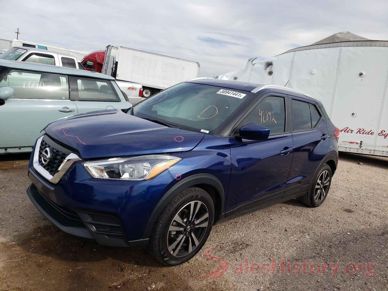 3N1CP5CUXKL549833 2019 NISSAN KICKS