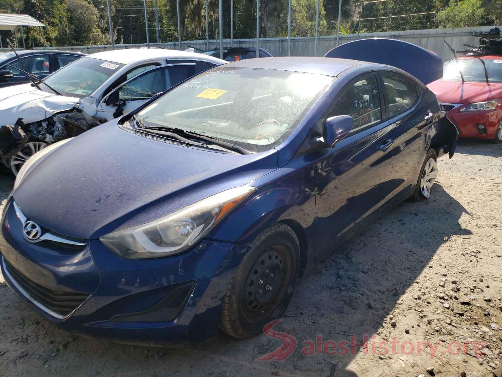 5NPDH4AE9GH737223 2016 HYUNDAI ELANTRA