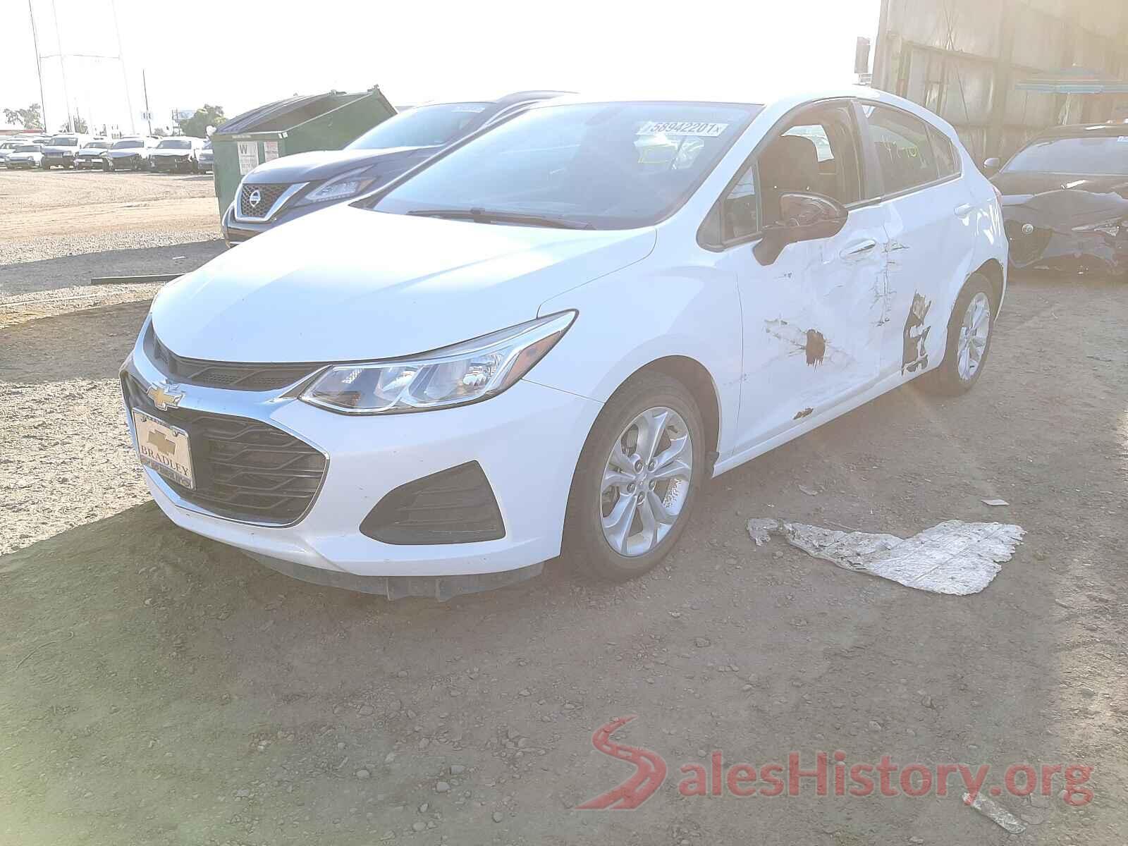 3G1BC6SM6KS609083 2019 CHEVROLET CRUZE