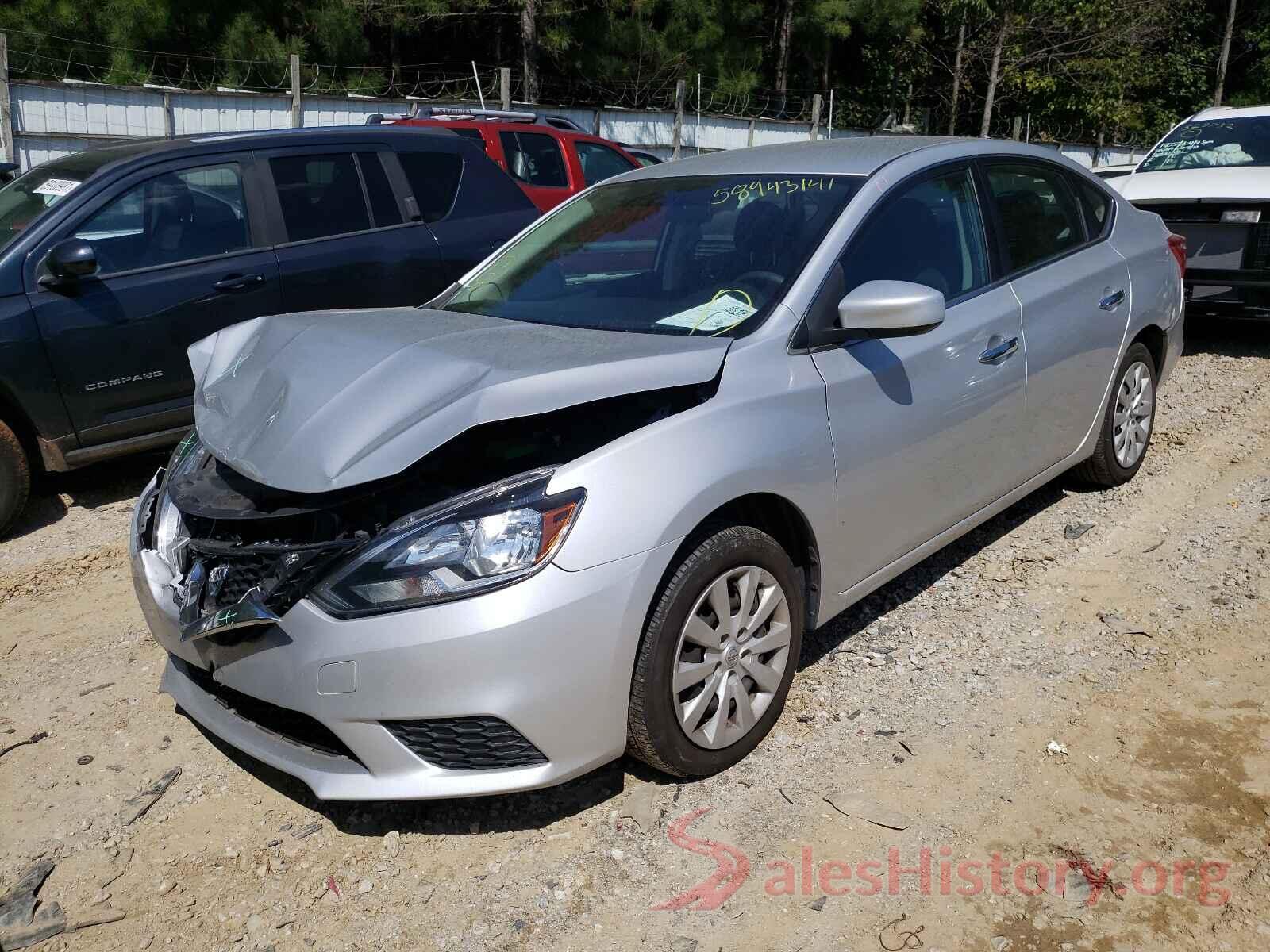 3N1AB7APXHL663287 2017 NISSAN SENTRA