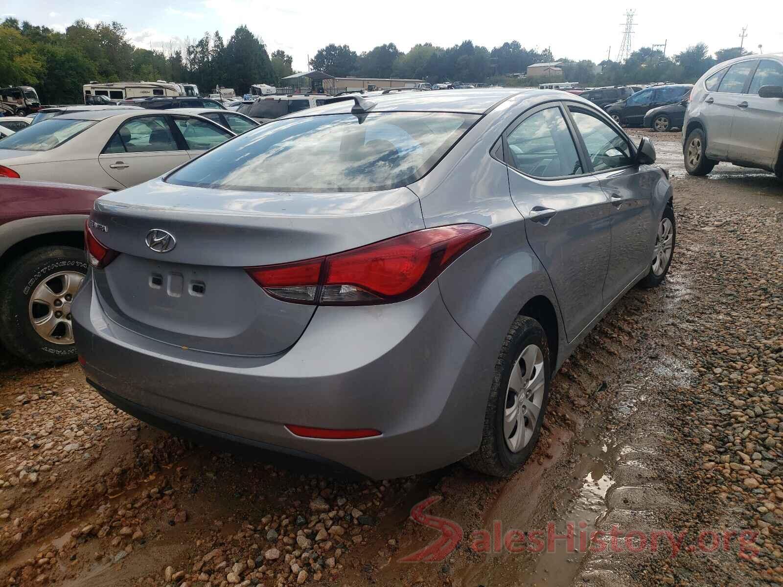 5NPDH4AE6GH738152 2016 HYUNDAI ELANTRA