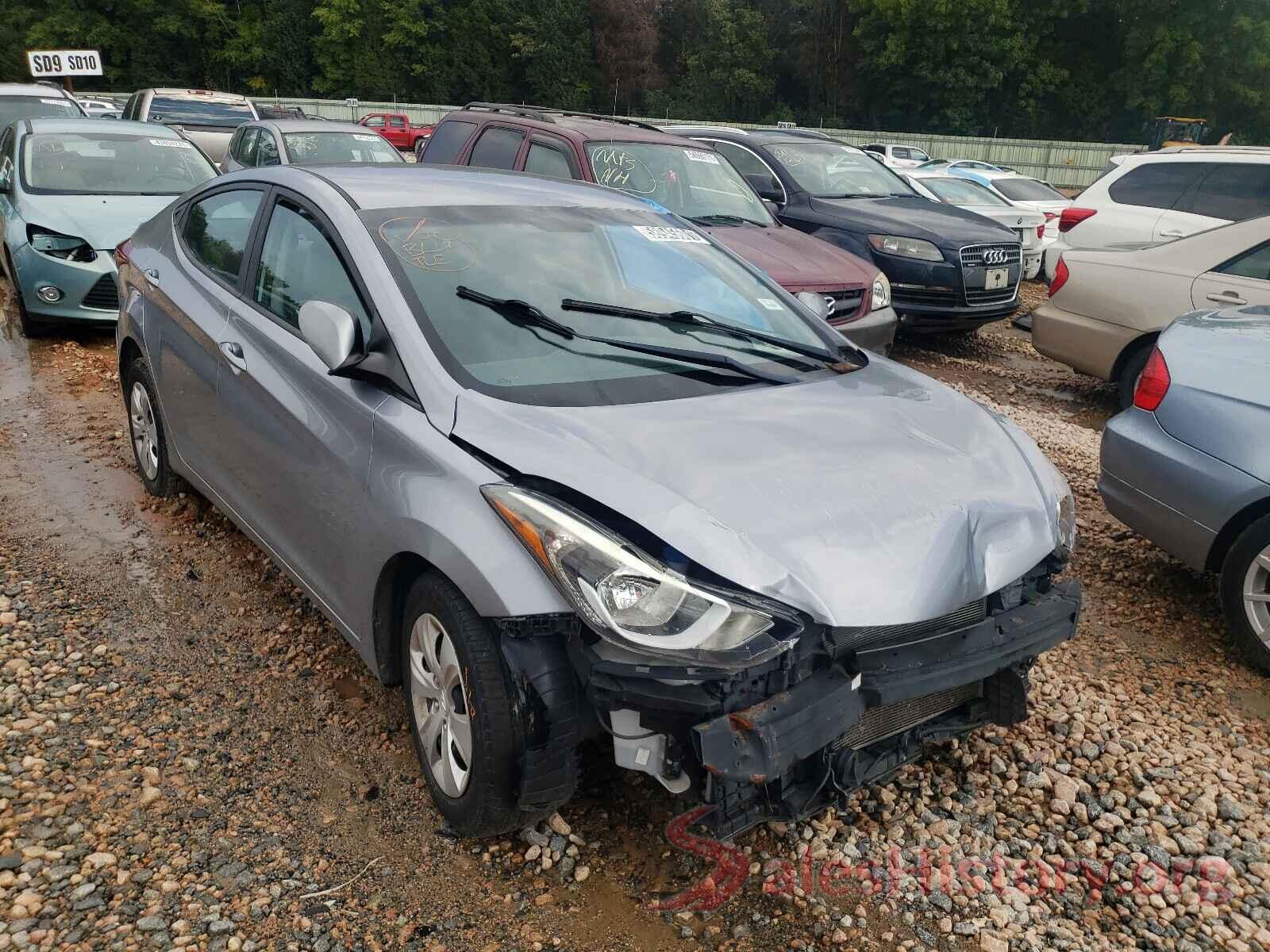 5NPDH4AE6GH738152 2016 HYUNDAI ELANTRA