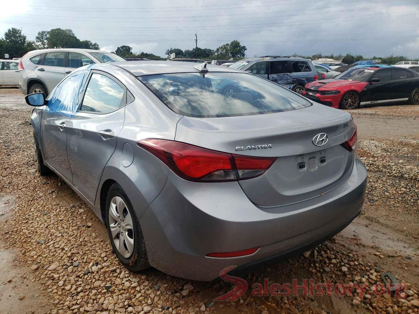 5NPDH4AE6GH738152 2016 HYUNDAI ELANTRA