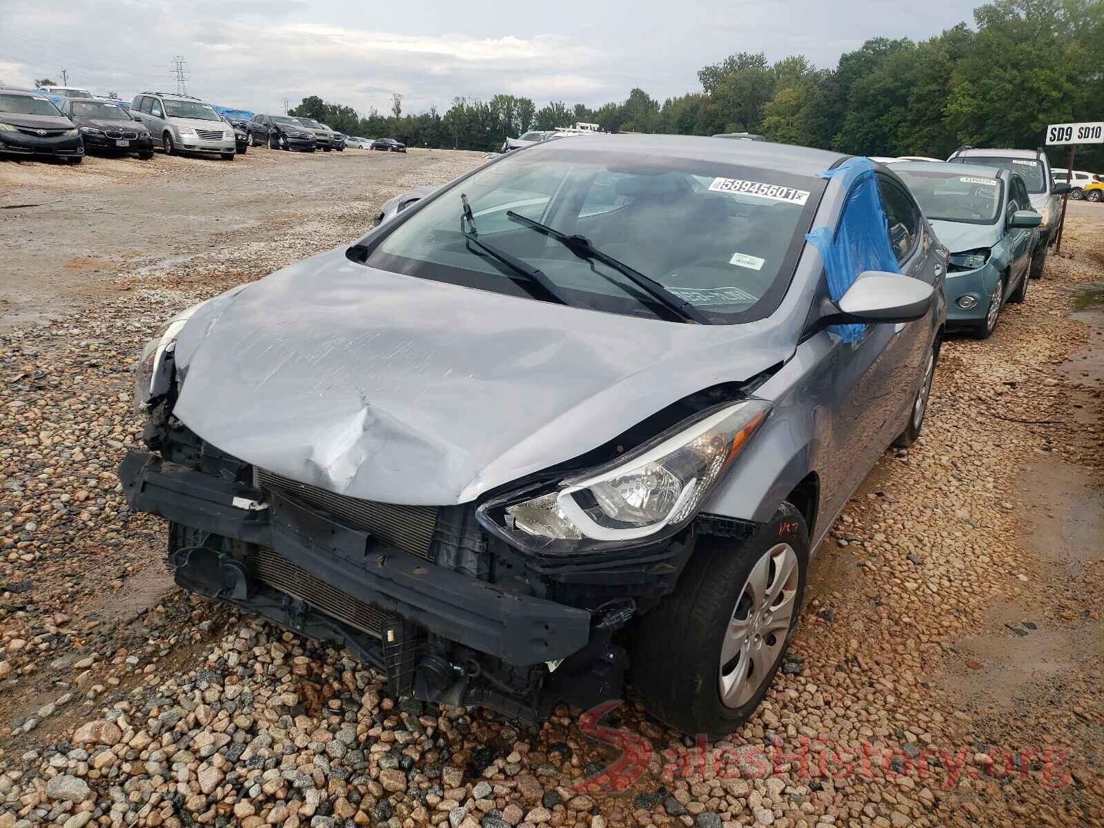 5NPDH4AE6GH738152 2016 HYUNDAI ELANTRA