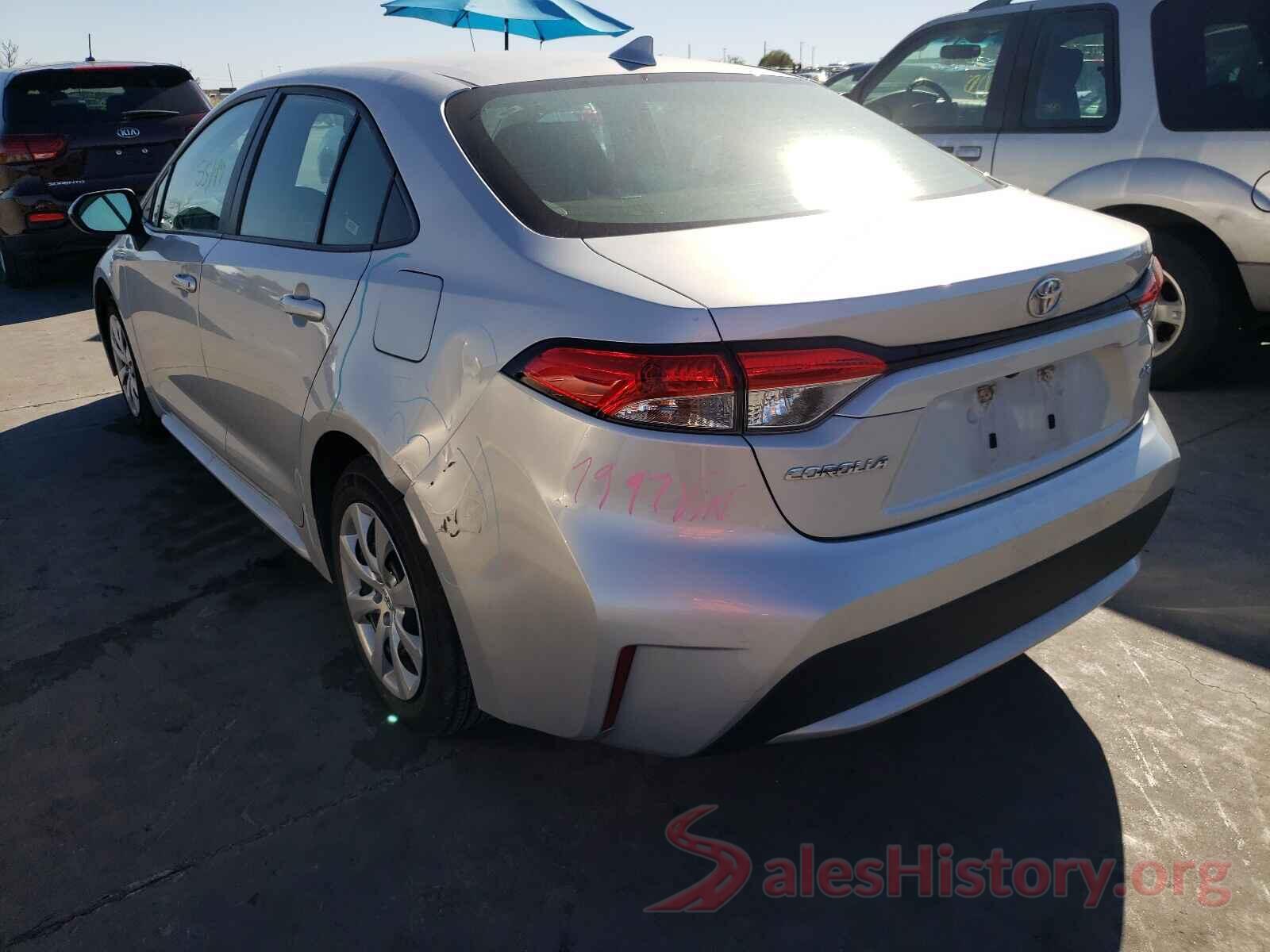 5YFEPRAE0LP067997 2020 TOYOTA COROLLA