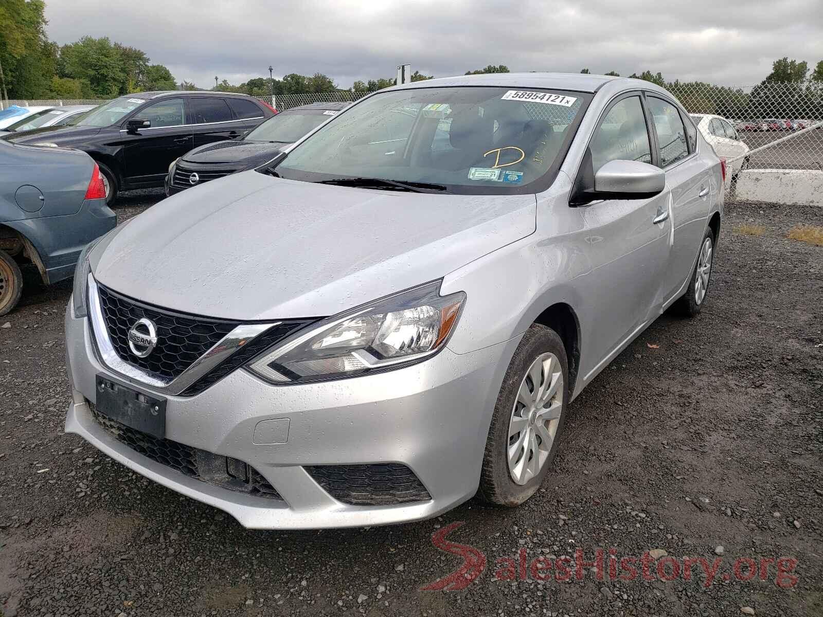 3N1AB7APXKY366093 2019 NISSAN SENTRA