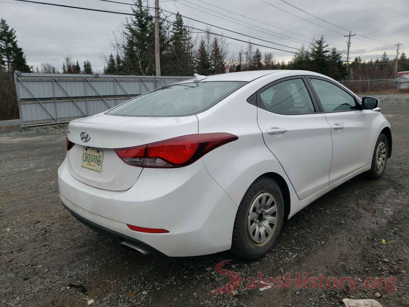 KMHDH4AH9GU559535 2016 HYUNDAI ELANTRA