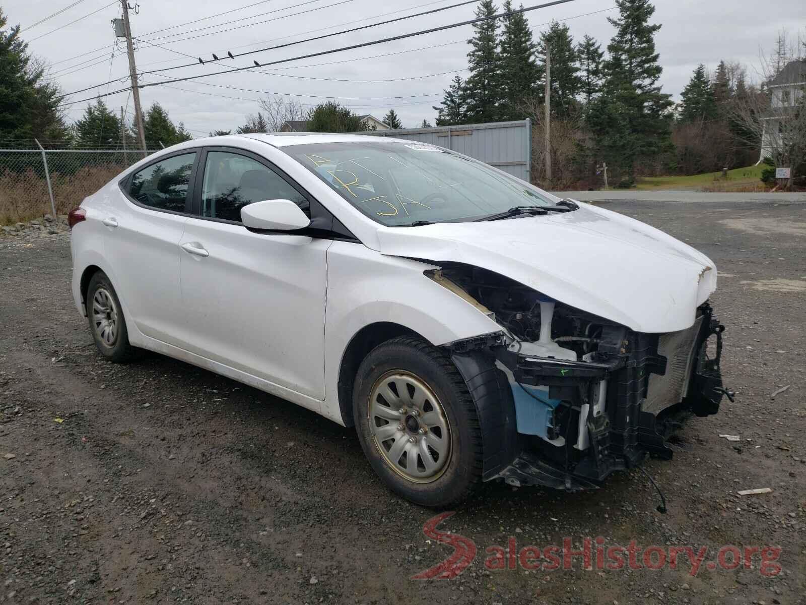 KMHDH4AH9GU559535 2016 HYUNDAI ELANTRA