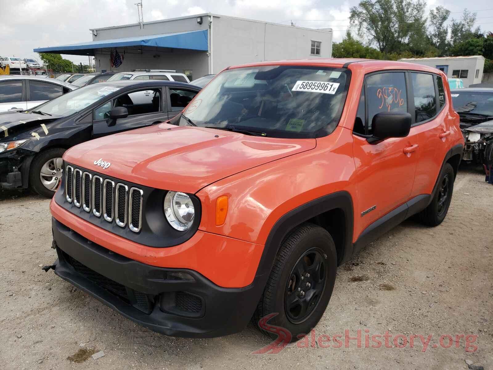 ZACCJAAT7GPE33439 2016 JEEP RENEGADE