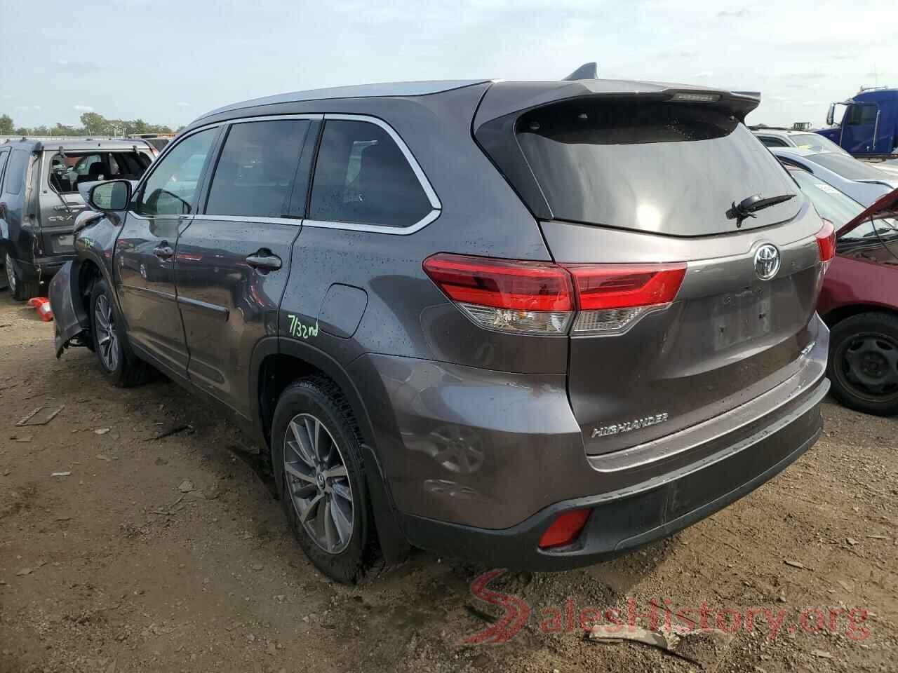 5TDJZRFH8KS947069 2019 TOYOTA HIGHLANDER