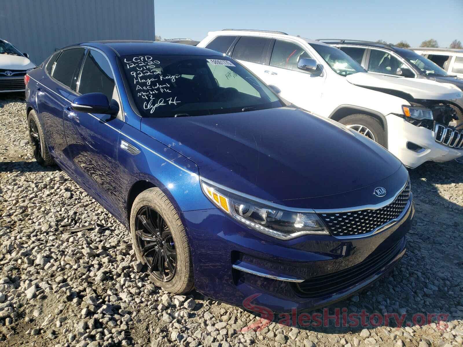 5XXGU4L34JG219222 2018 KIA OPTIMA