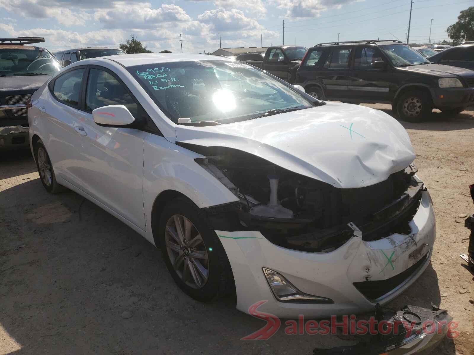 5NPDH4AE6GH770440 2016 HYUNDAI ELANTRA