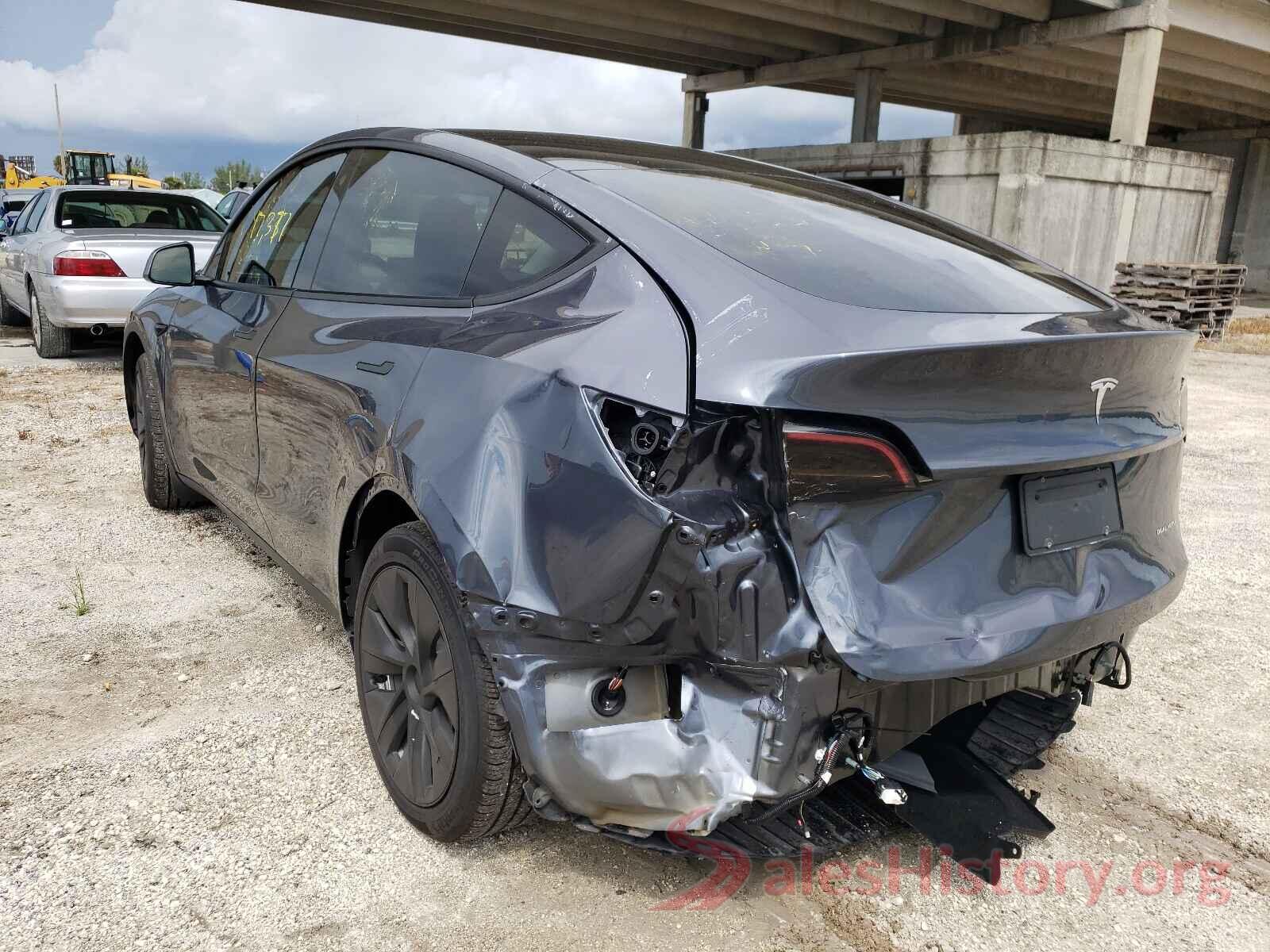 5YJYGDEE9MF122177 2021 TESLA MODEL Y