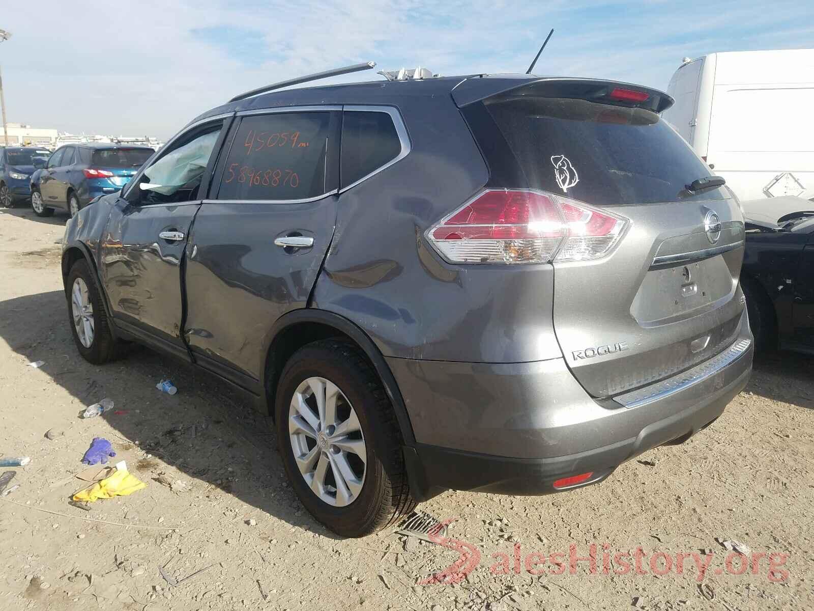 5N1AT2MV2GC861701 2016 NISSAN ROGUE