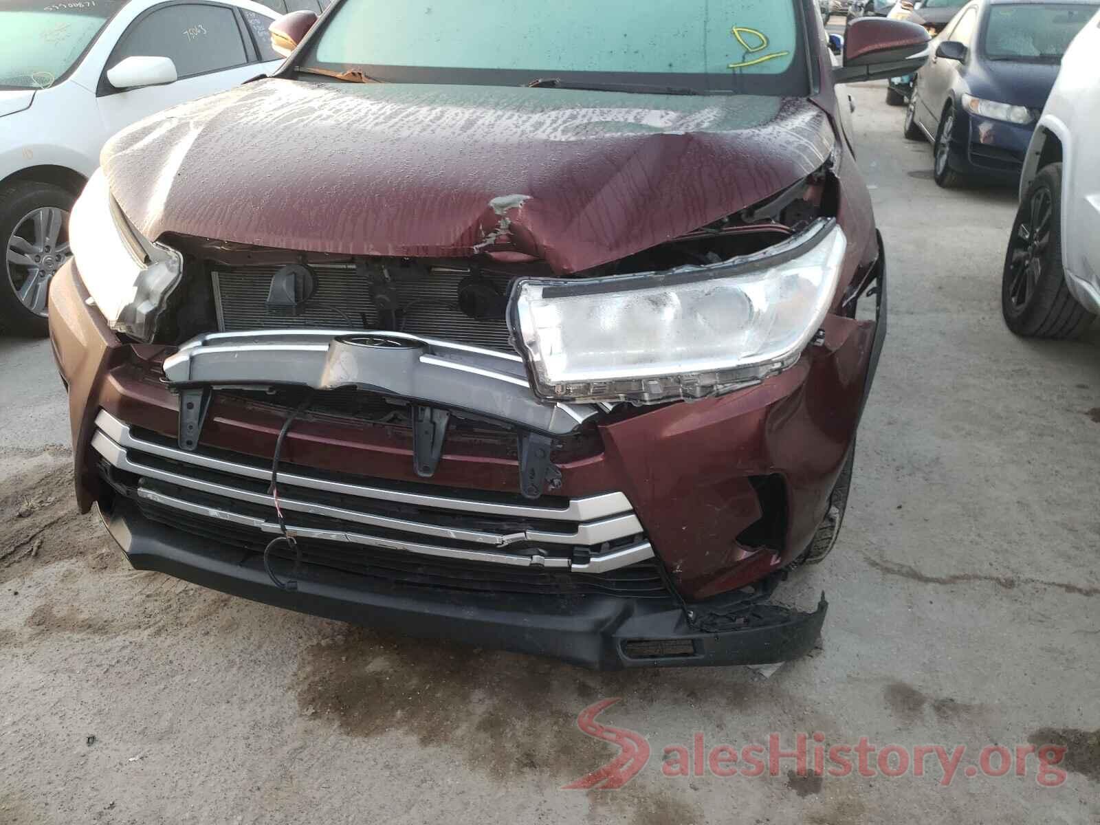 5TDZARFH8JS034627 2018 TOYOTA HIGHLANDER