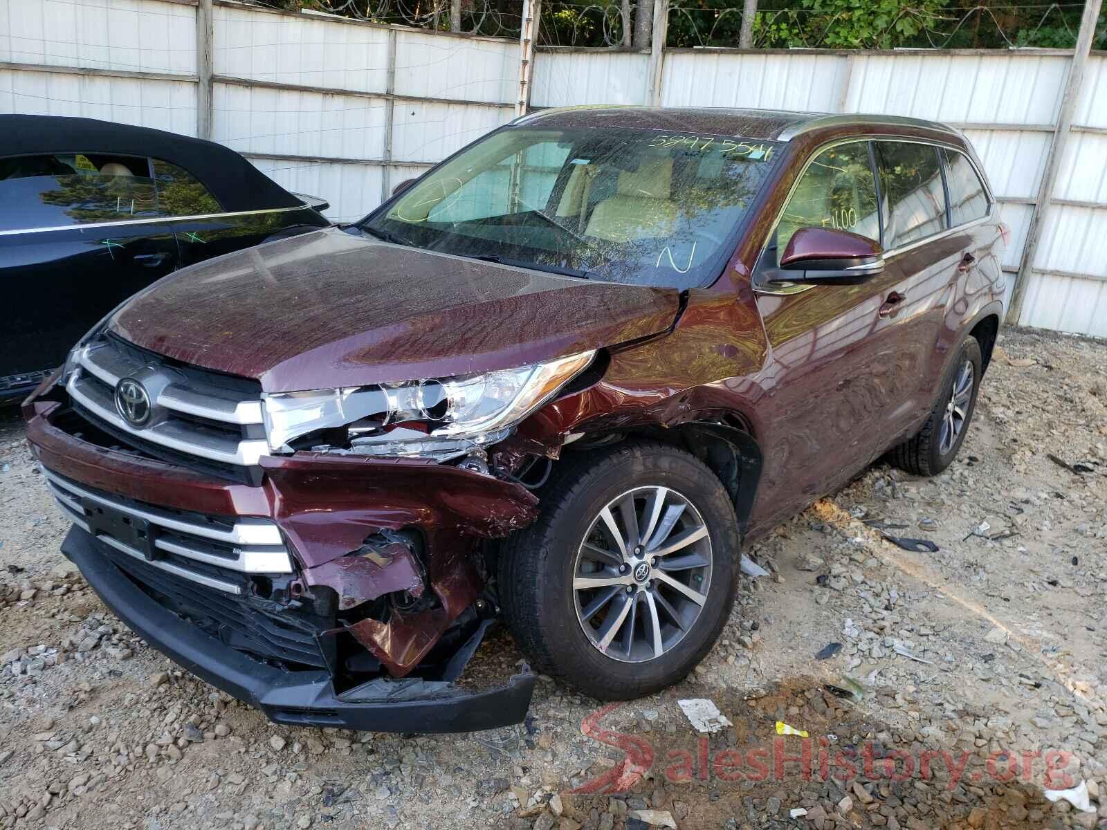 5TDKZRFH3HS209144 2017 TOYOTA HIGHLANDER