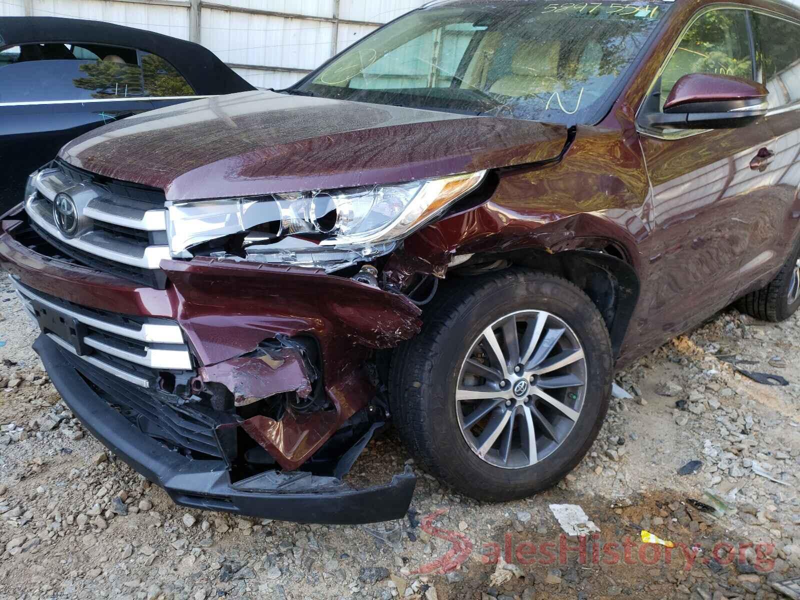 5TDKZRFH3HS209144 2017 TOYOTA HIGHLANDER