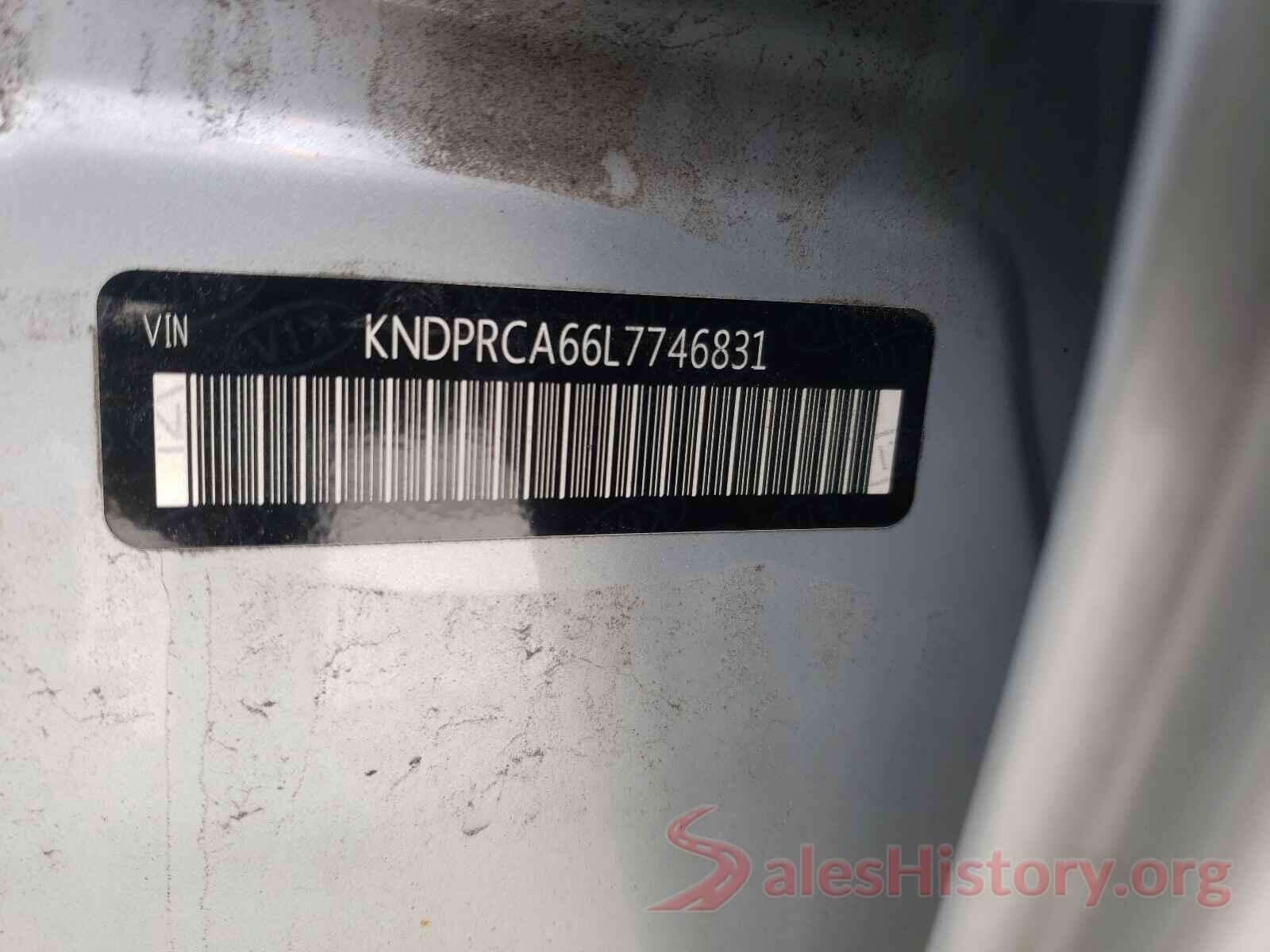 KNDPRCA66L7746831 2020 KIA SPORTAGE