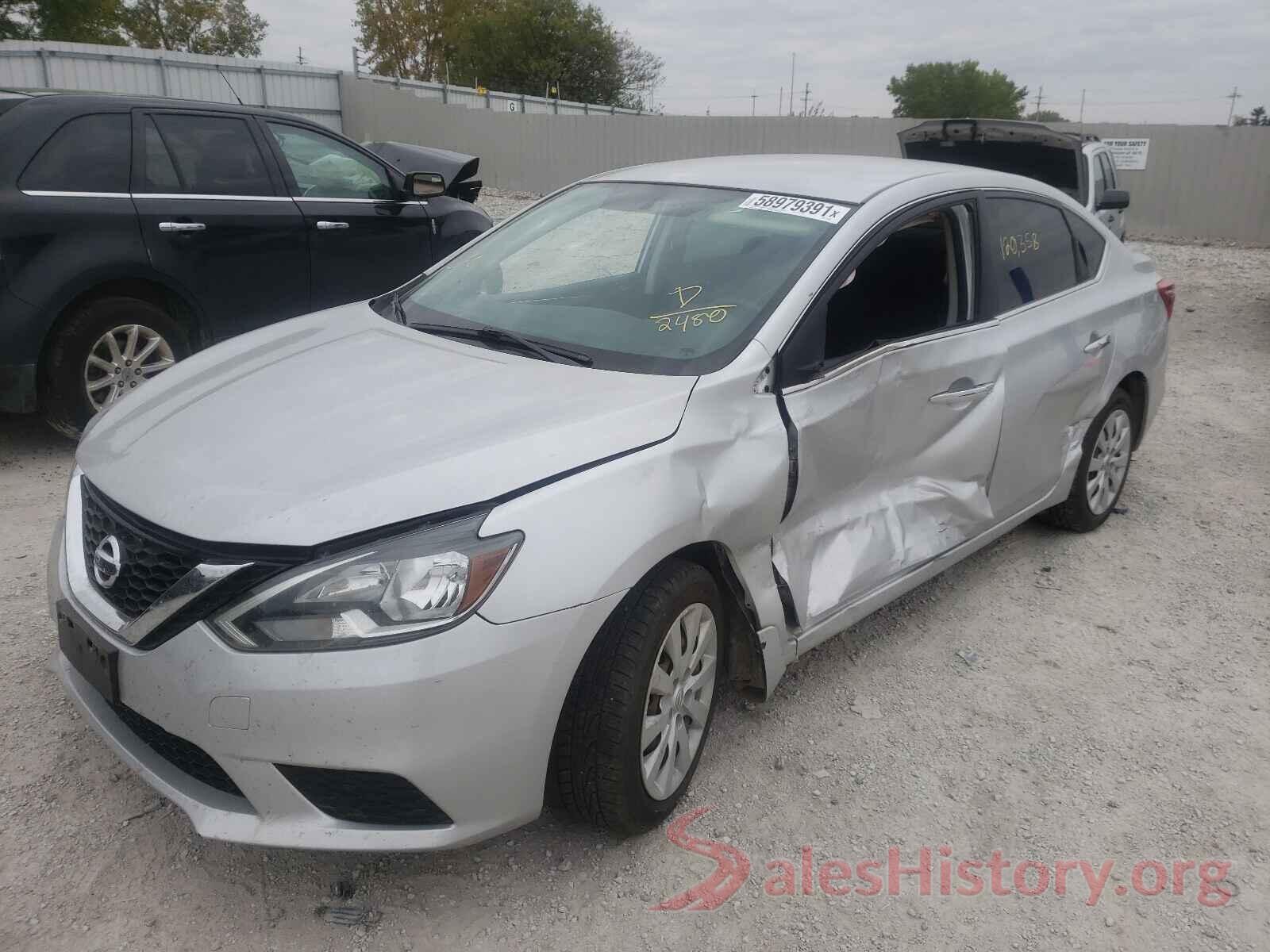 3N1AB7AP1GY312480 2016 NISSAN SENTRA