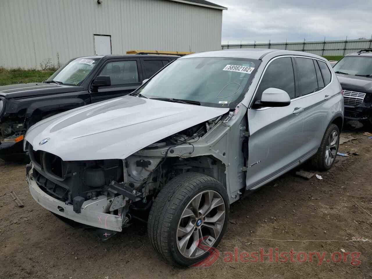 5UXWX9C3XH0T19240 2017 BMW X3