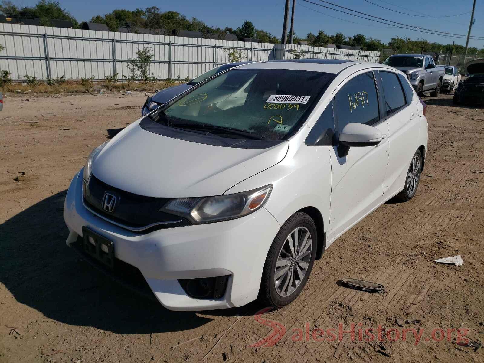 JHMGK5H74GX000039 2016 HONDA FIT