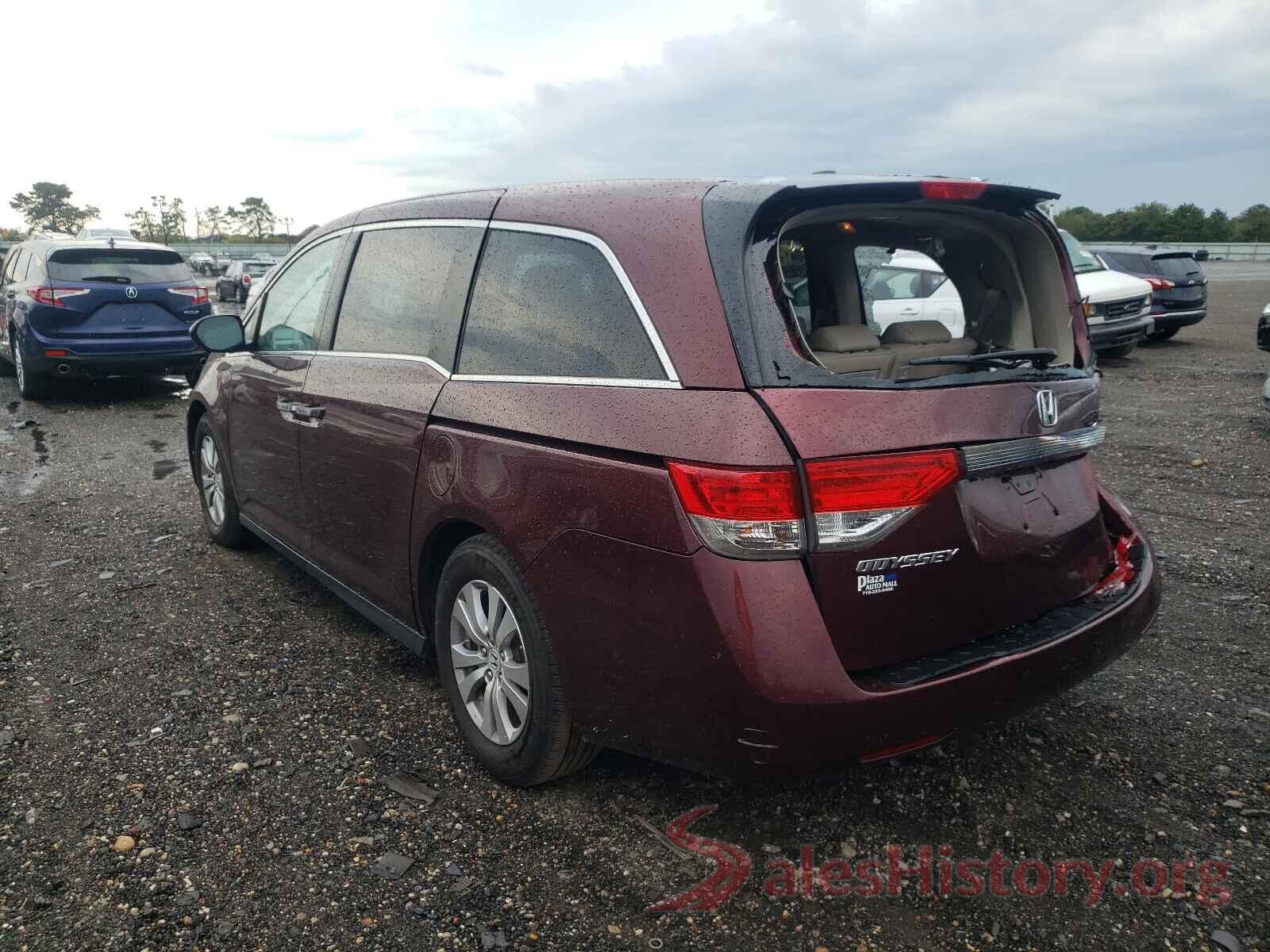 5FNRL5H65GB105164 2016 HONDA ODYSSEY