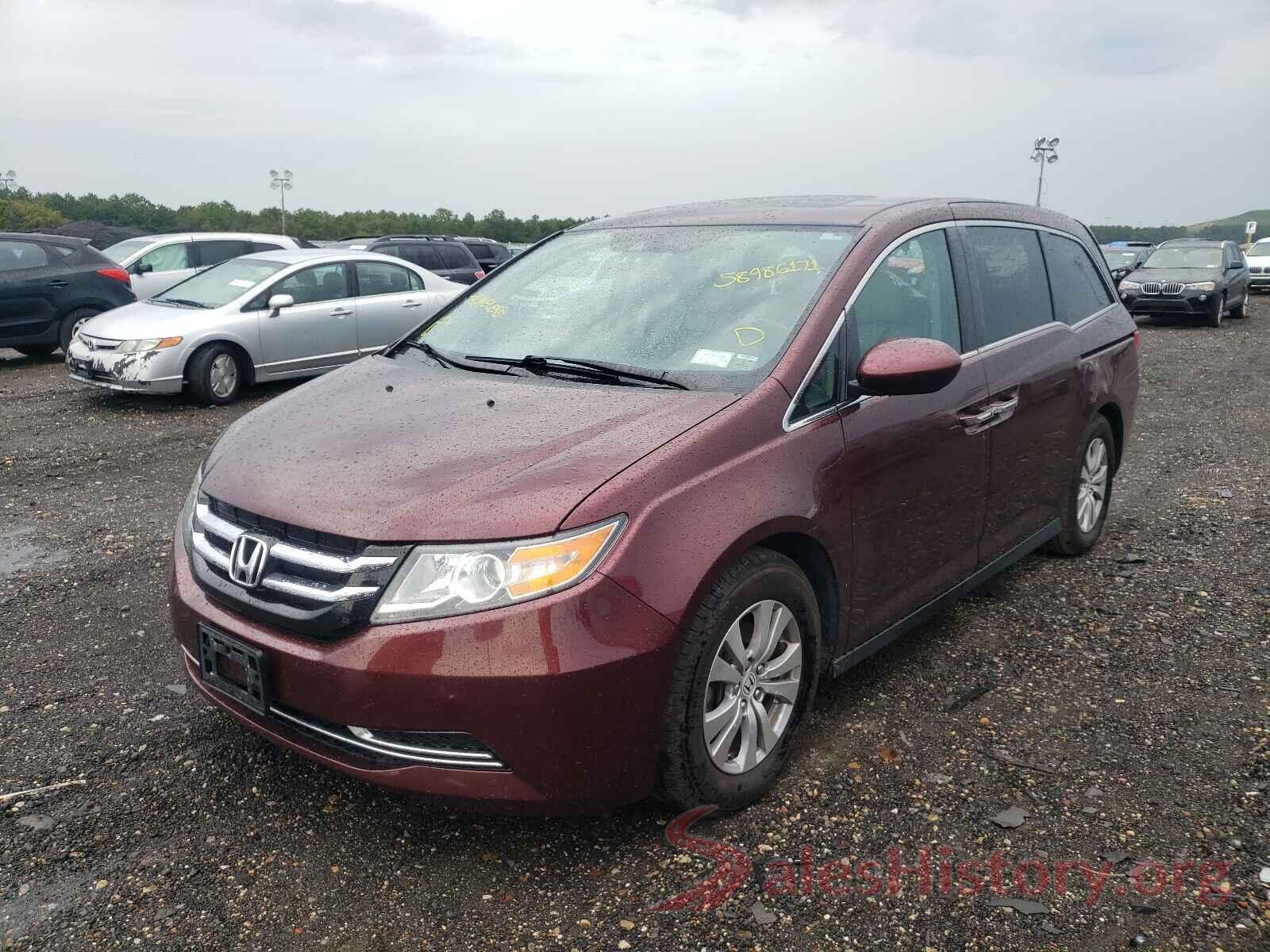 5FNRL5H65GB105164 2016 HONDA ODYSSEY