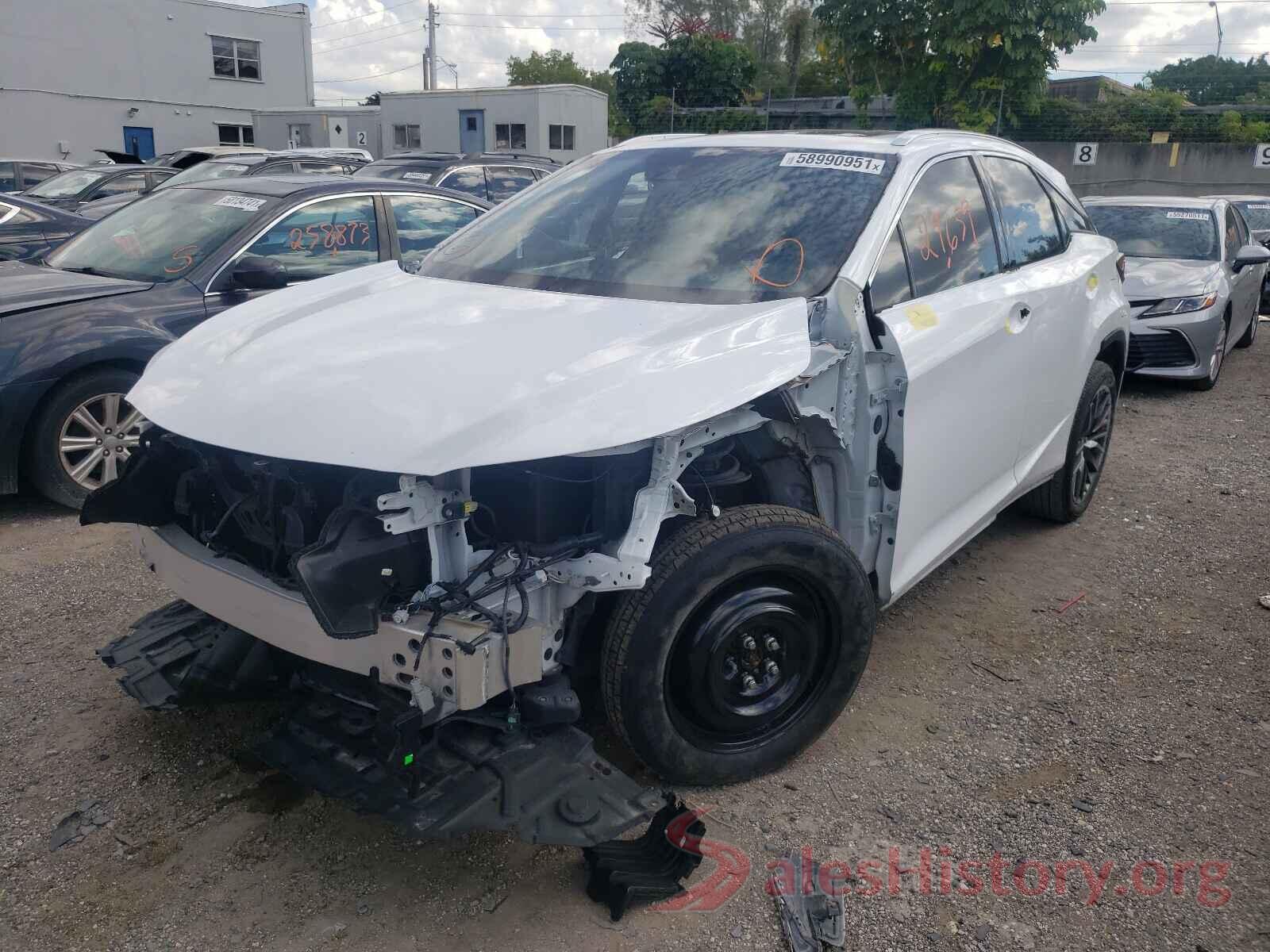 2T2ZZMCA3KC131890 2019 LEXUS RX350