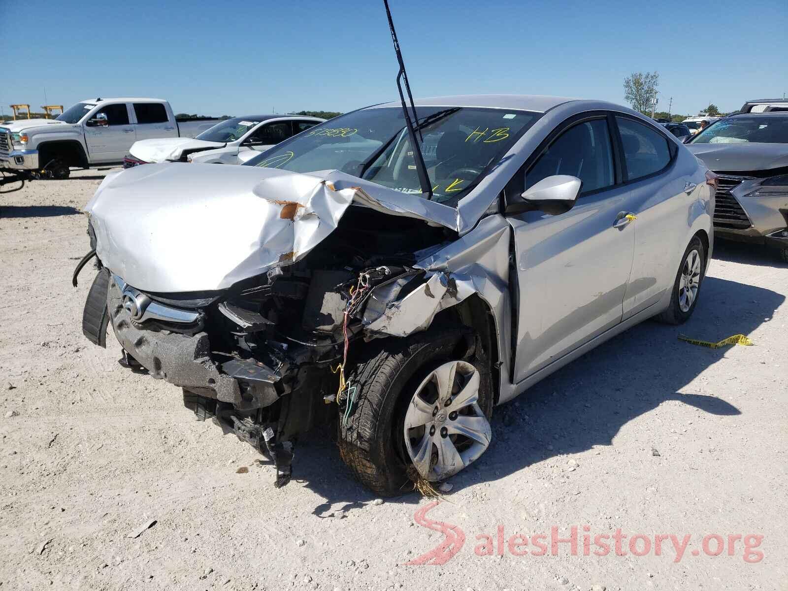 KMHDH4AE7GU573830 2016 HYUNDAI ELANTRA