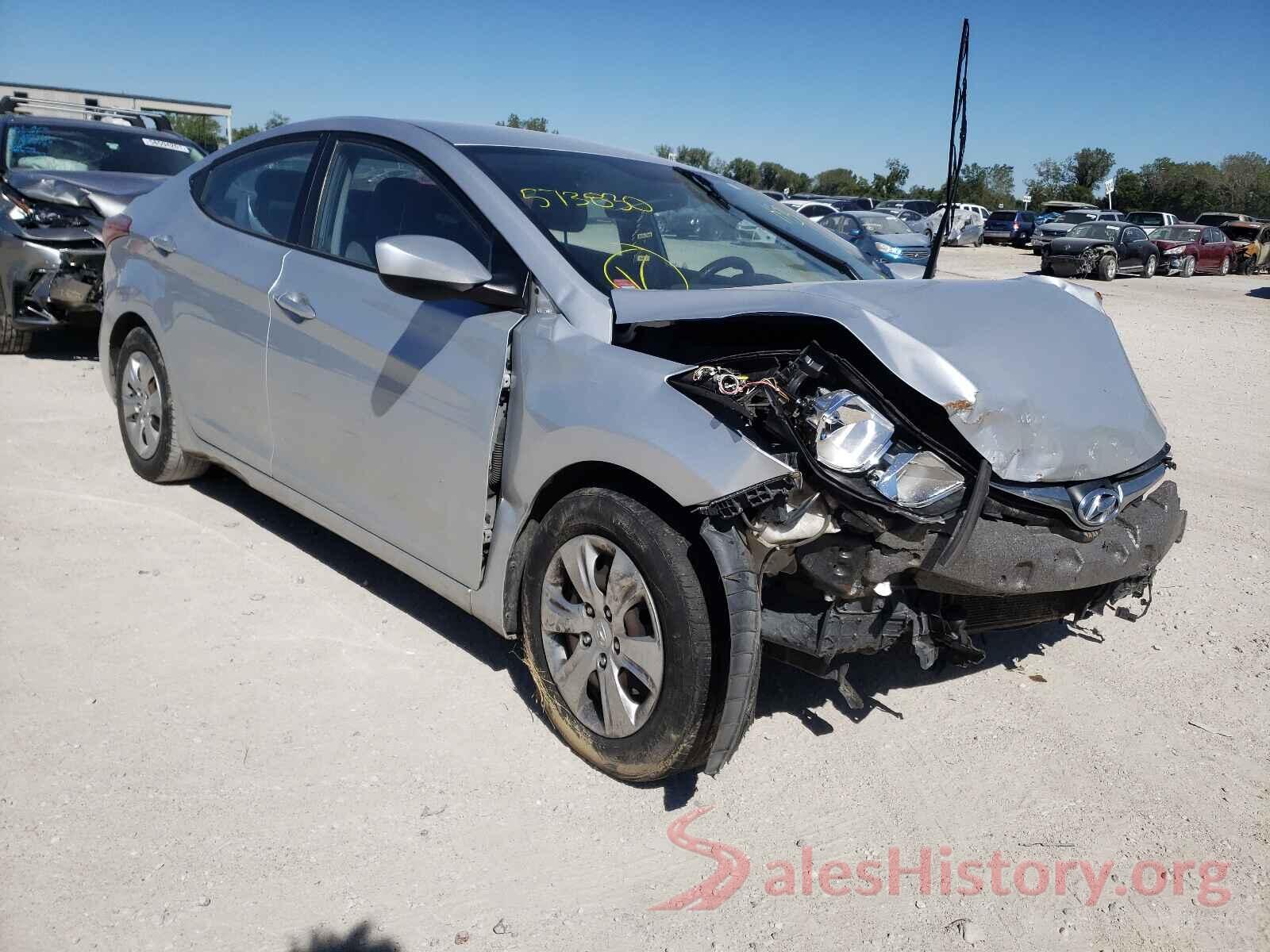 KMHDH4AE7GU573830 2016 HYUNDAI ELANTRA