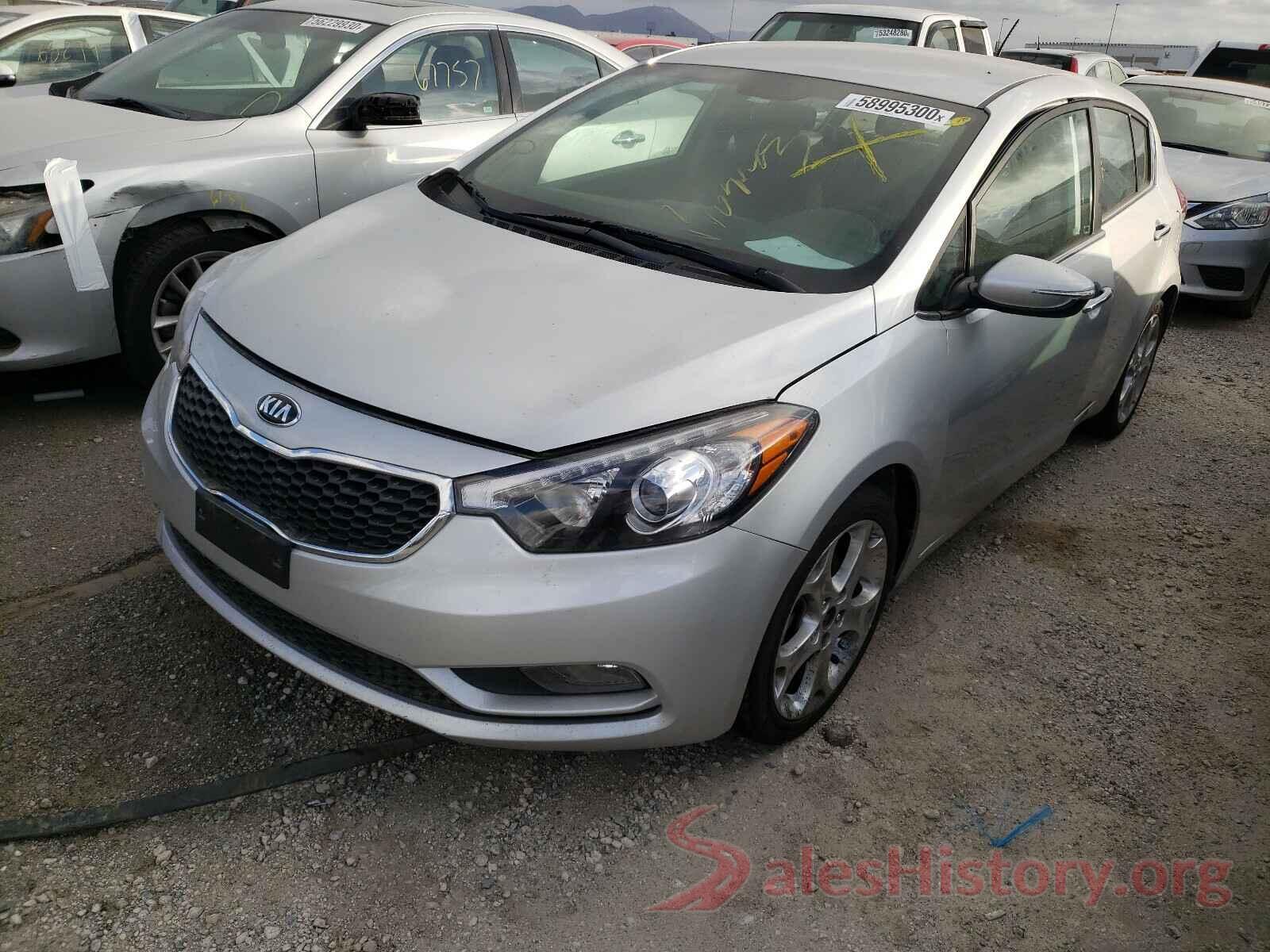 KNAFX5A8XG5598423 2016 KIA FORTE