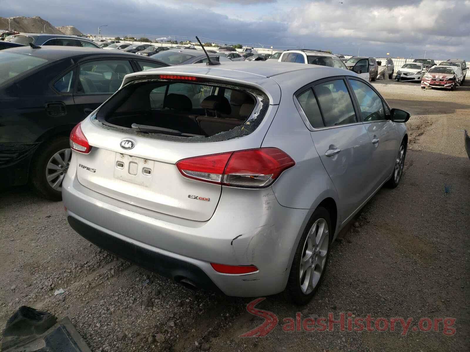 KNAFX5A8XG5598423 2016 KIA FORTE