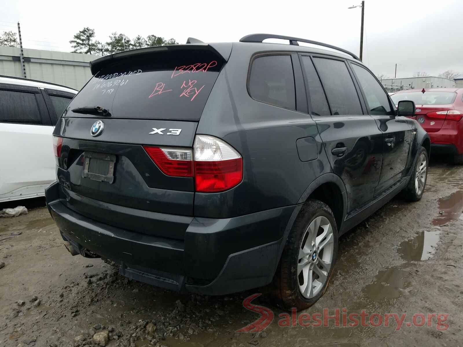 WBXPC93487WF10893 2007 BMW X3