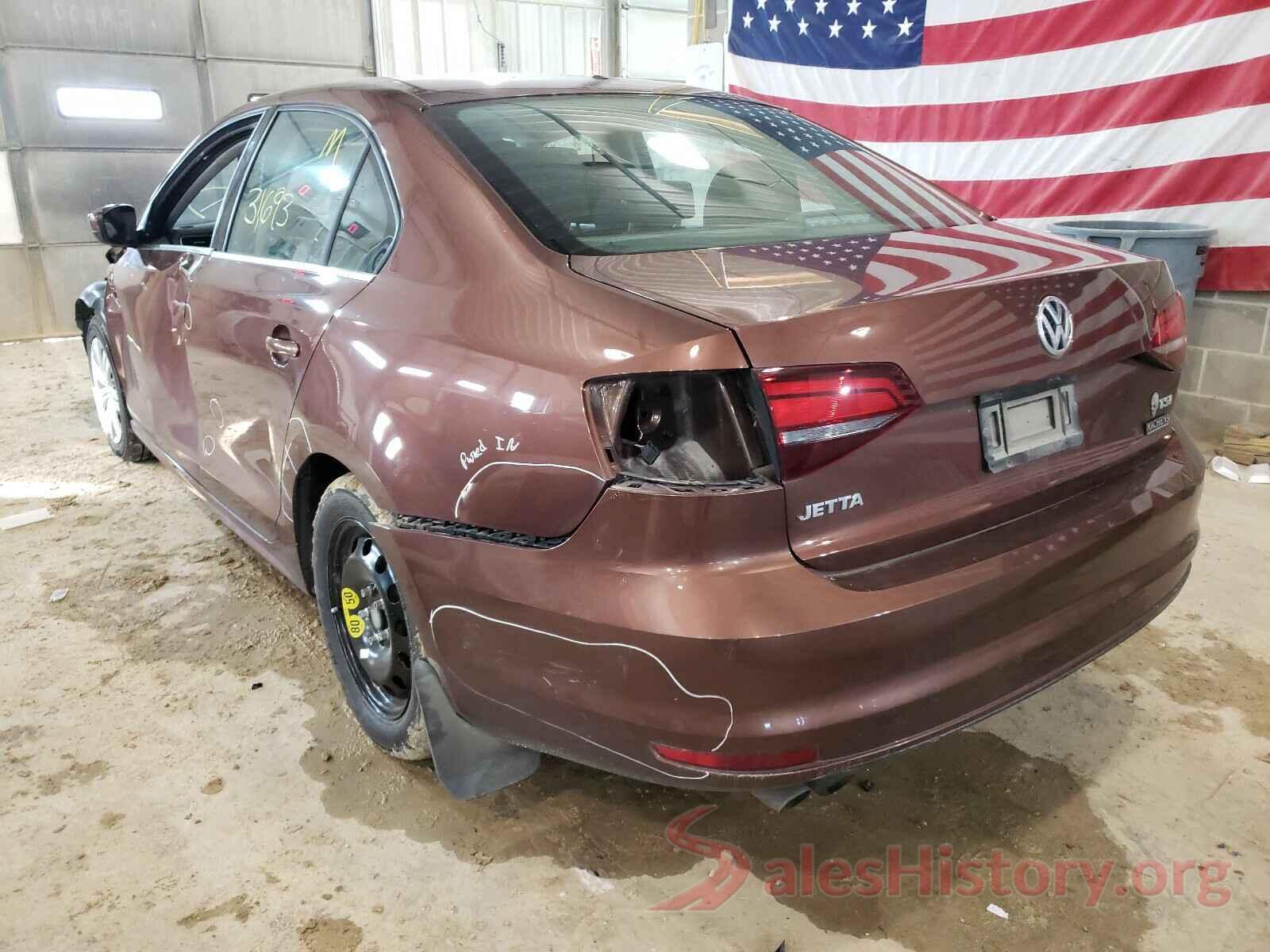 3VW167AJ0HM382684 2017 VOLKSWAGEN JETTA