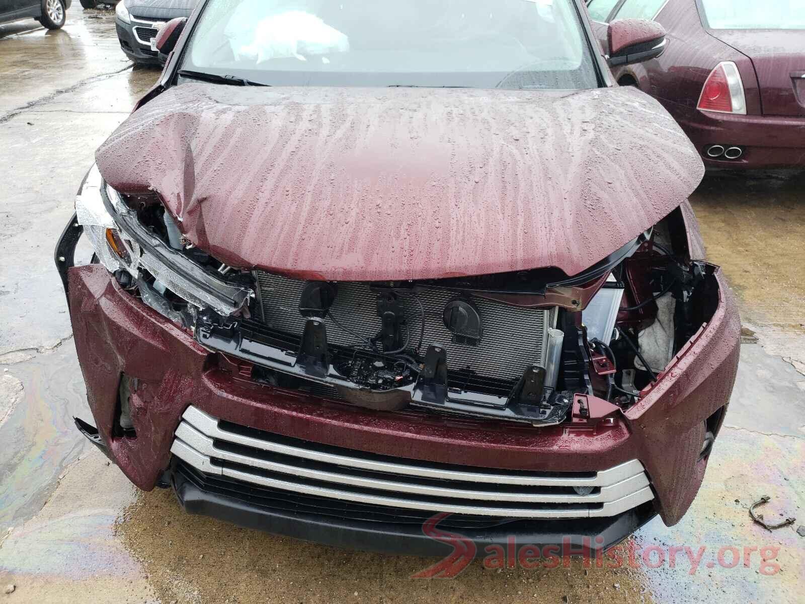 5TDJZRFH6KS927550 2019 TOYOTA HIGHLANDER