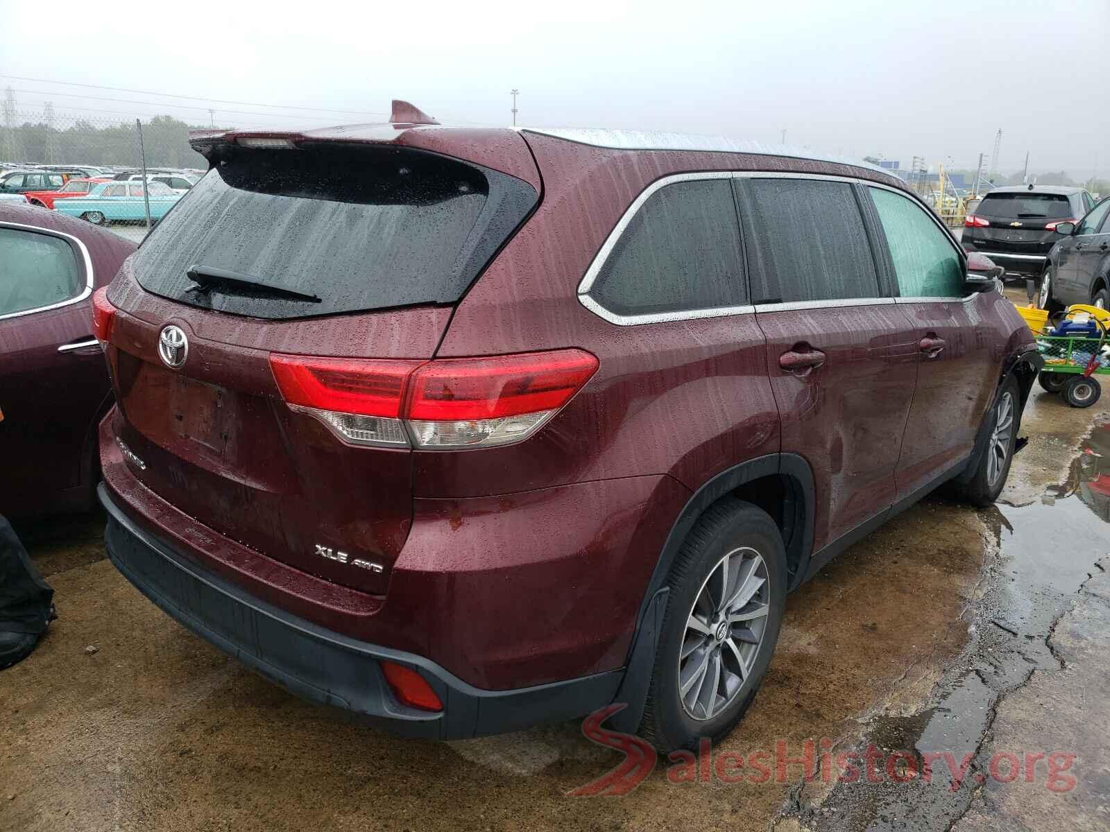 5TDJZRFH6KS927550 2019 TOYOTA HIGHLANDER