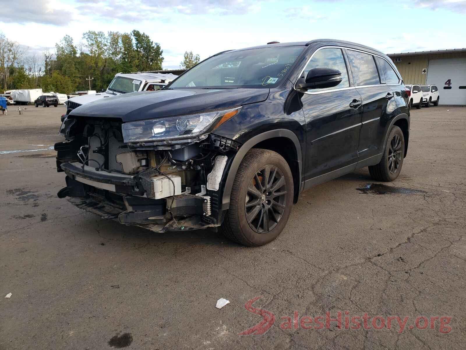 5TDJZRFH0KS611299 2019 TOYOTA HIGHLANDER