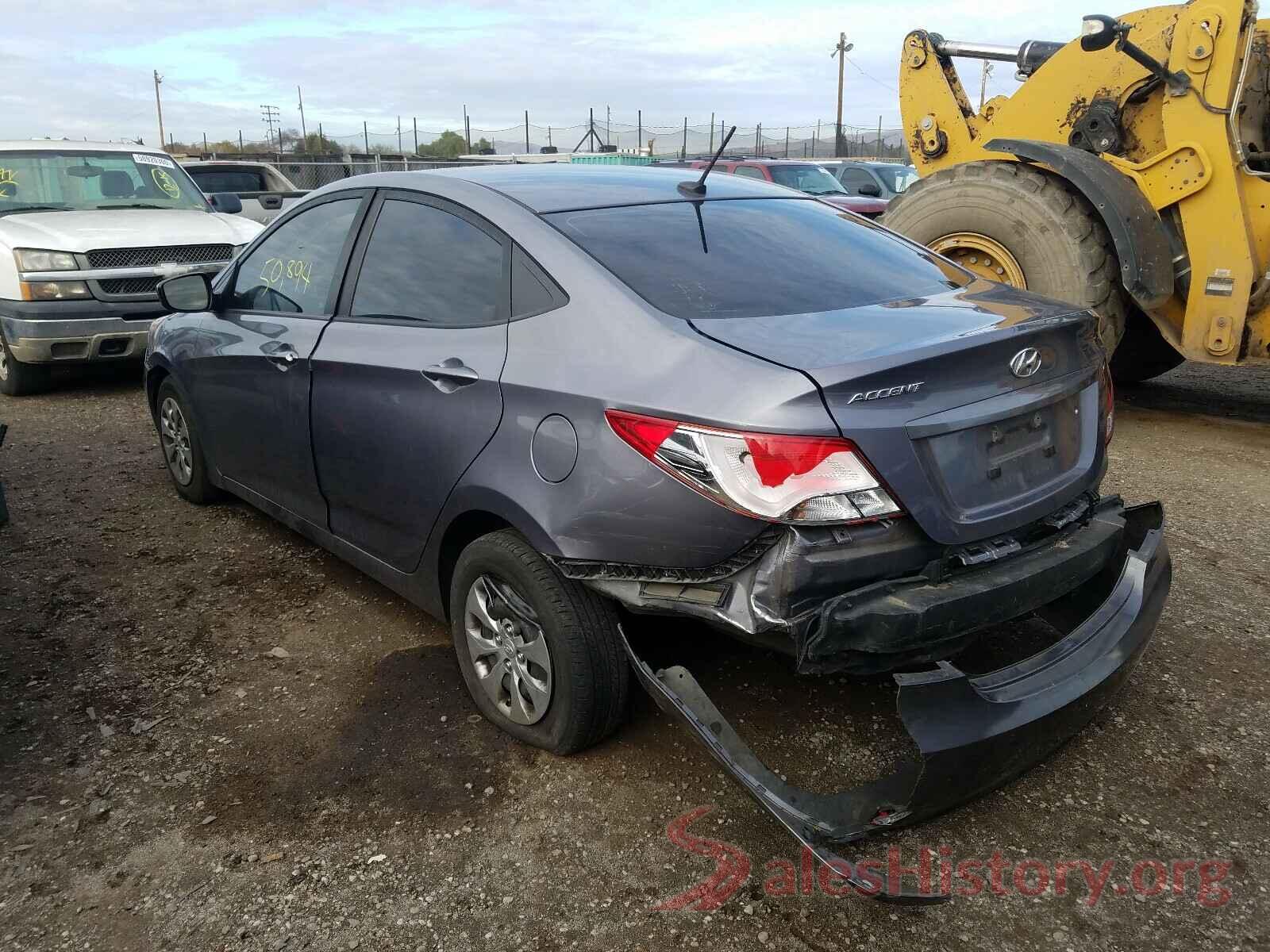 KMHCT4AE4GU104219 2016 HYUNDAI ACCENT