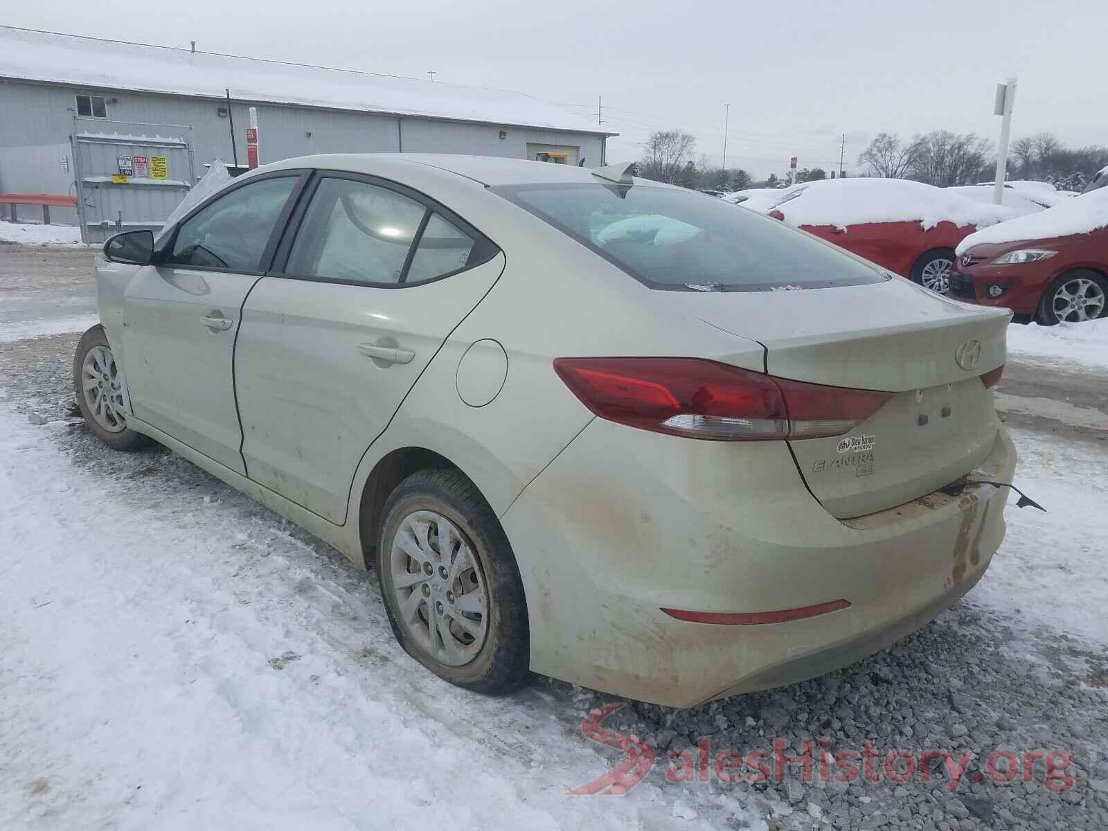 KMHD74LF4HU301911 2017 HYUNDAI ELANTRA