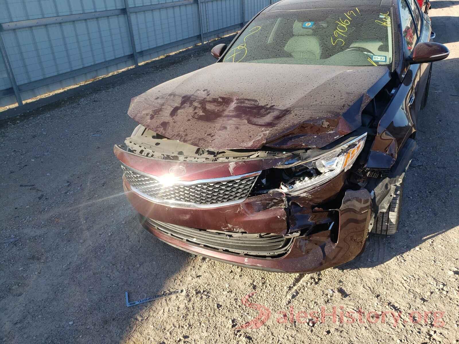 5XXGU4L32GG121394 2016 KIA OPTIMA