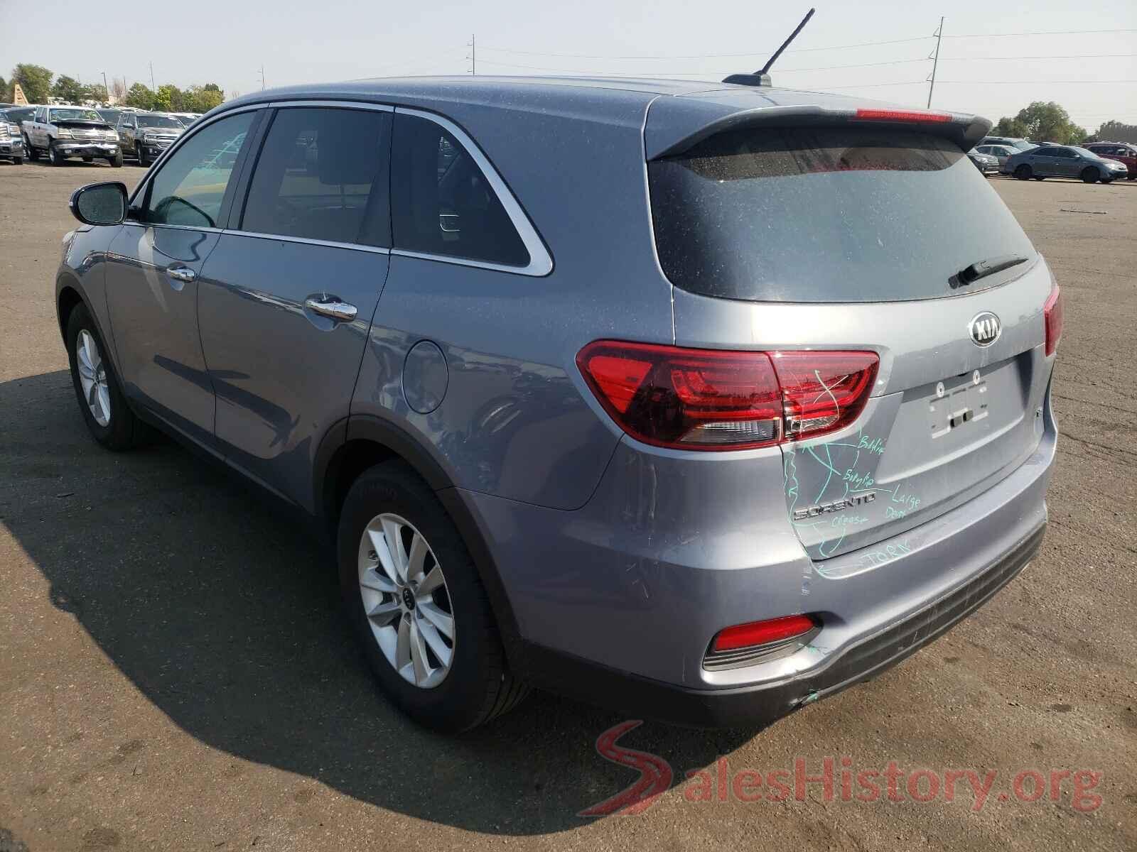 5XYPG4A5XLG612703 2020 KIA SORENTO