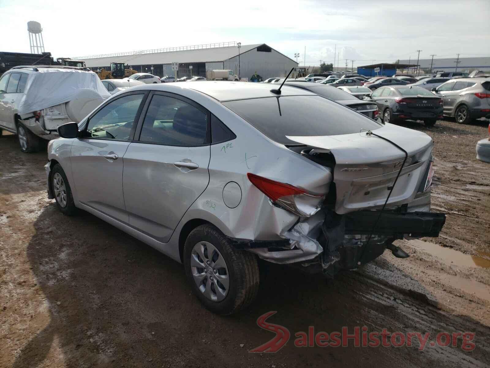 KMHCT4AE8GU124005 2016 HYUNDAI ACCENT