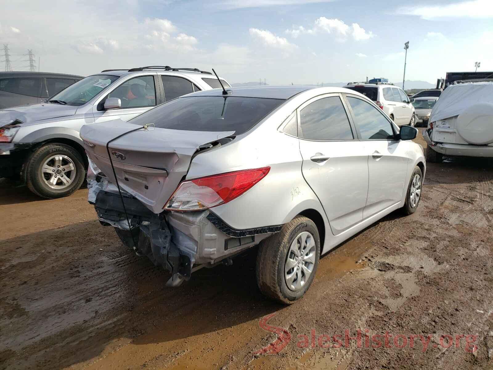 KMHCT4AE8GU124005 2016 HYUNDAI ACCENT