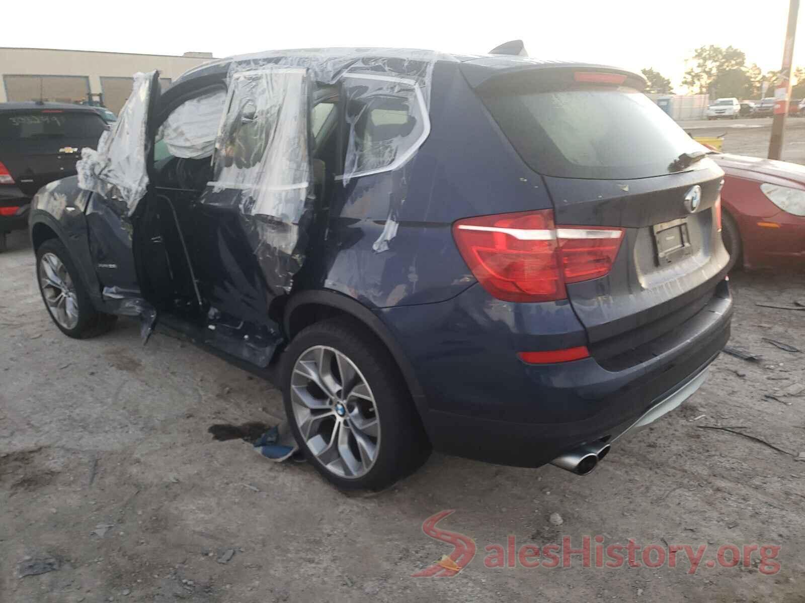 5UXWX9C55G0D87951 2016 BMW X3