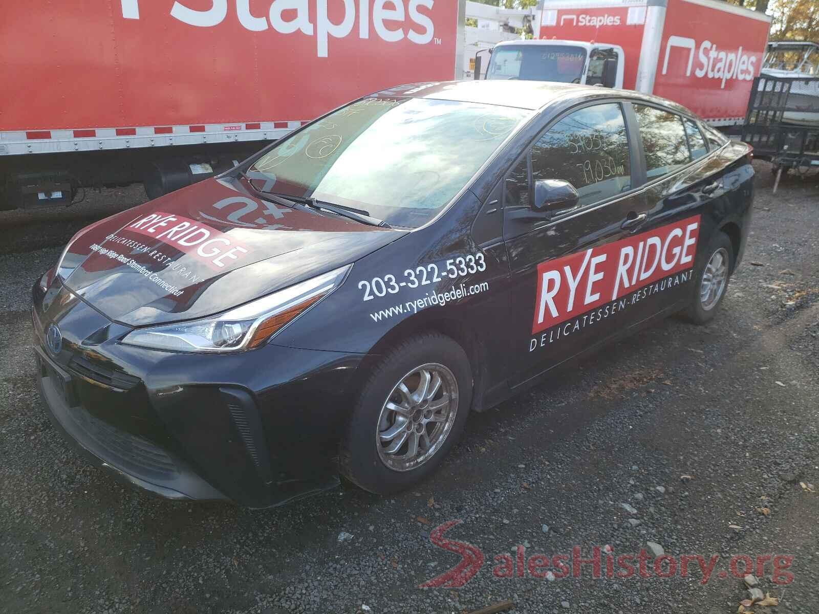 JTDKARFU2K3097353 2019 TOYOTA PRIUS