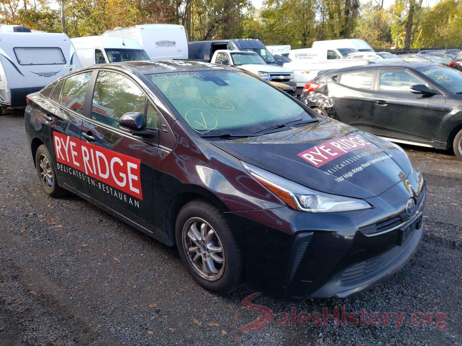 JTDKARFU2K3097353 2019 TOYOTA PRIUS