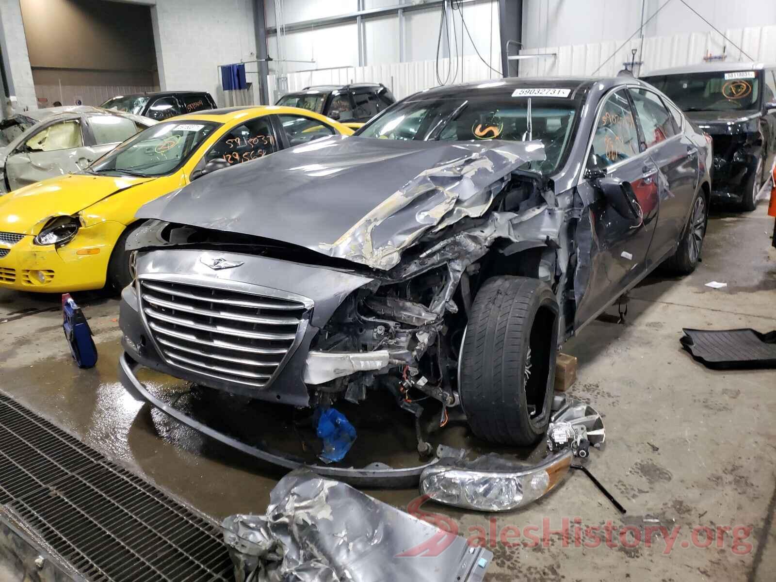 KMHGN4JEXGU124714 2016 HYUNDAI GENESIS