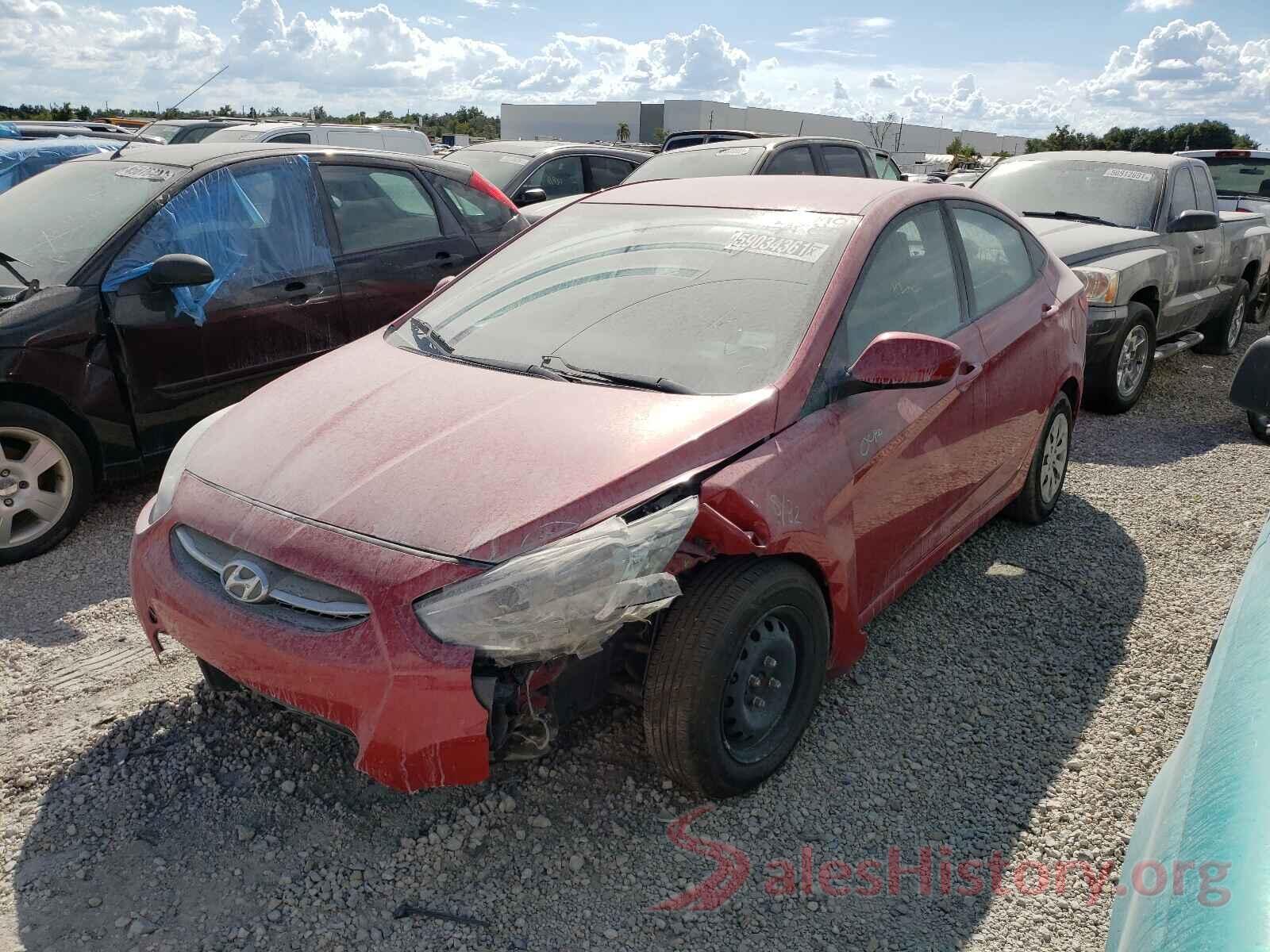 KMHCT4AE0HU343543 2017 HYUNDAI ACCENT